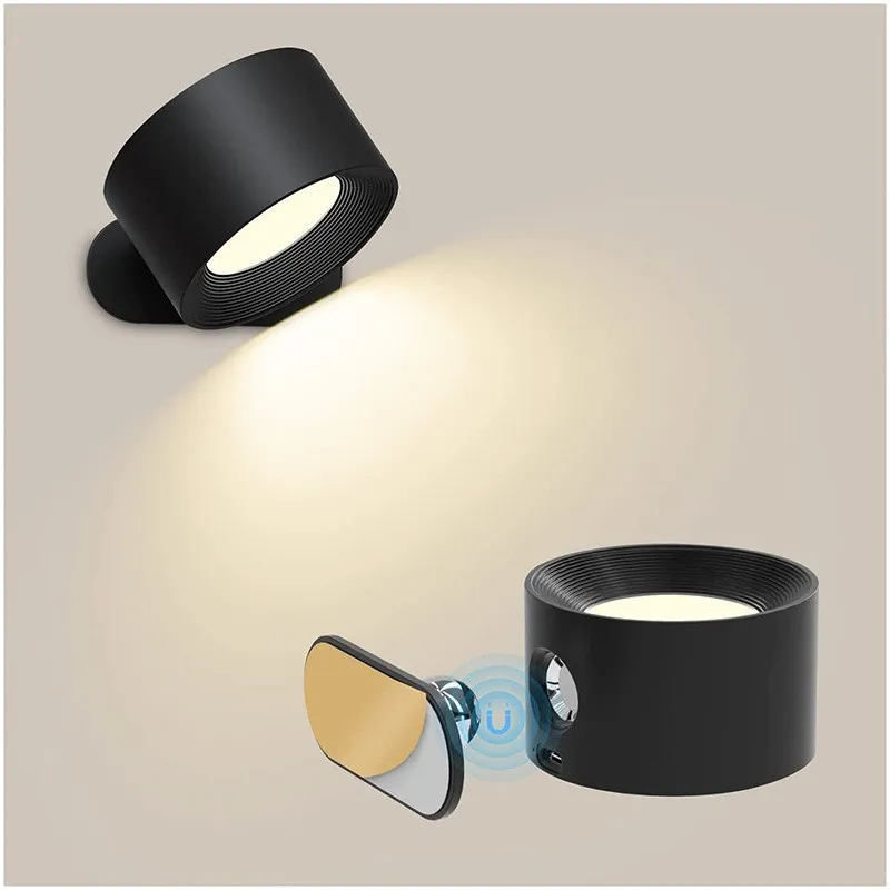Wireless Rotatable LED Bedside Reading Wall Lamp S58