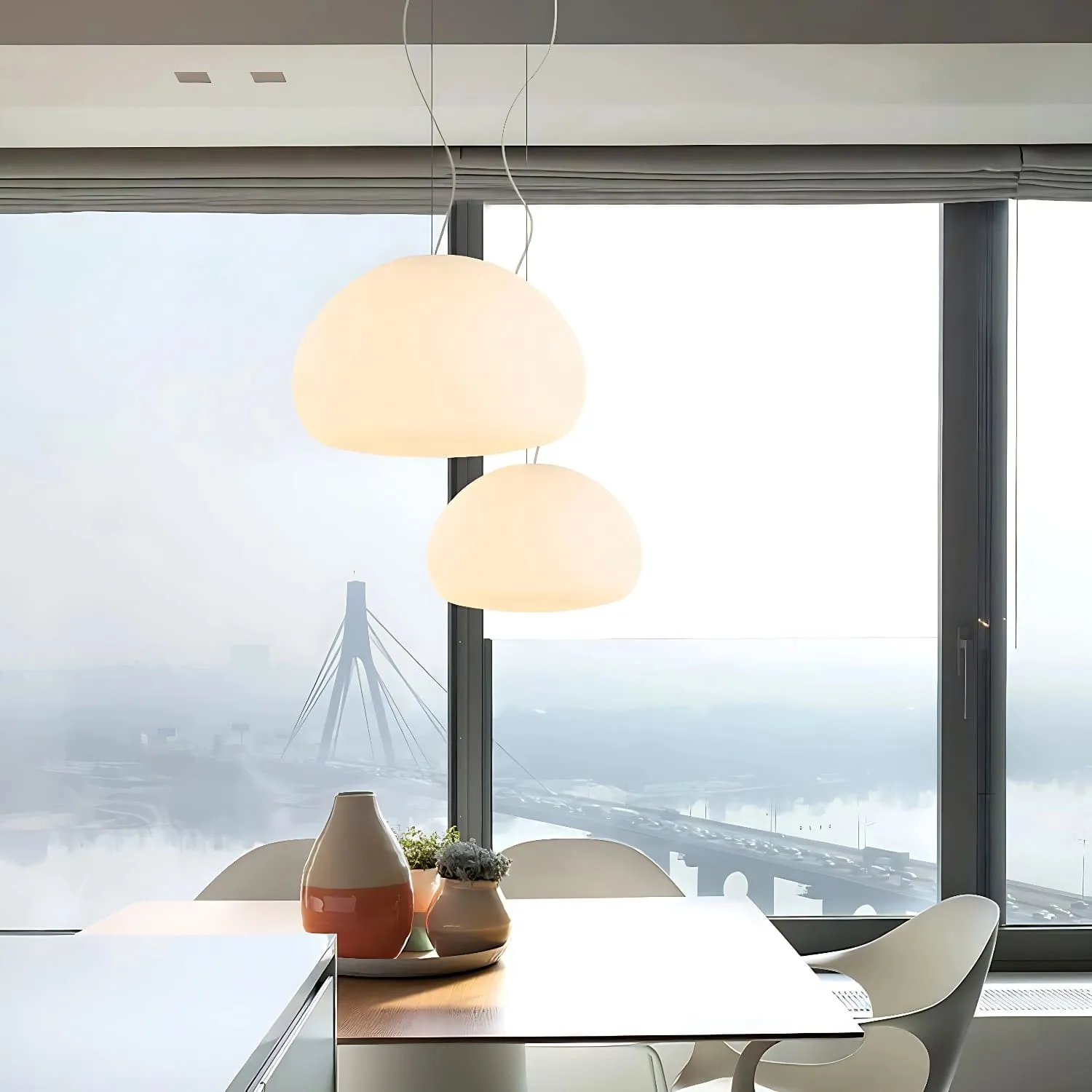 Steamed Bun Pendant Light M315