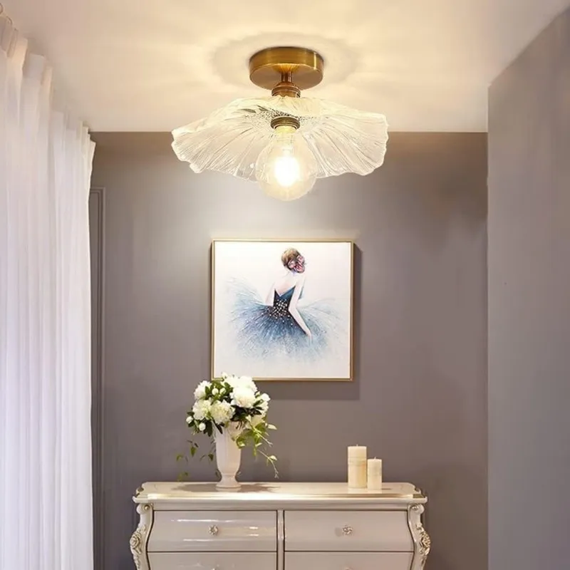 Tiffany Glass Ceiling Light for Living Room