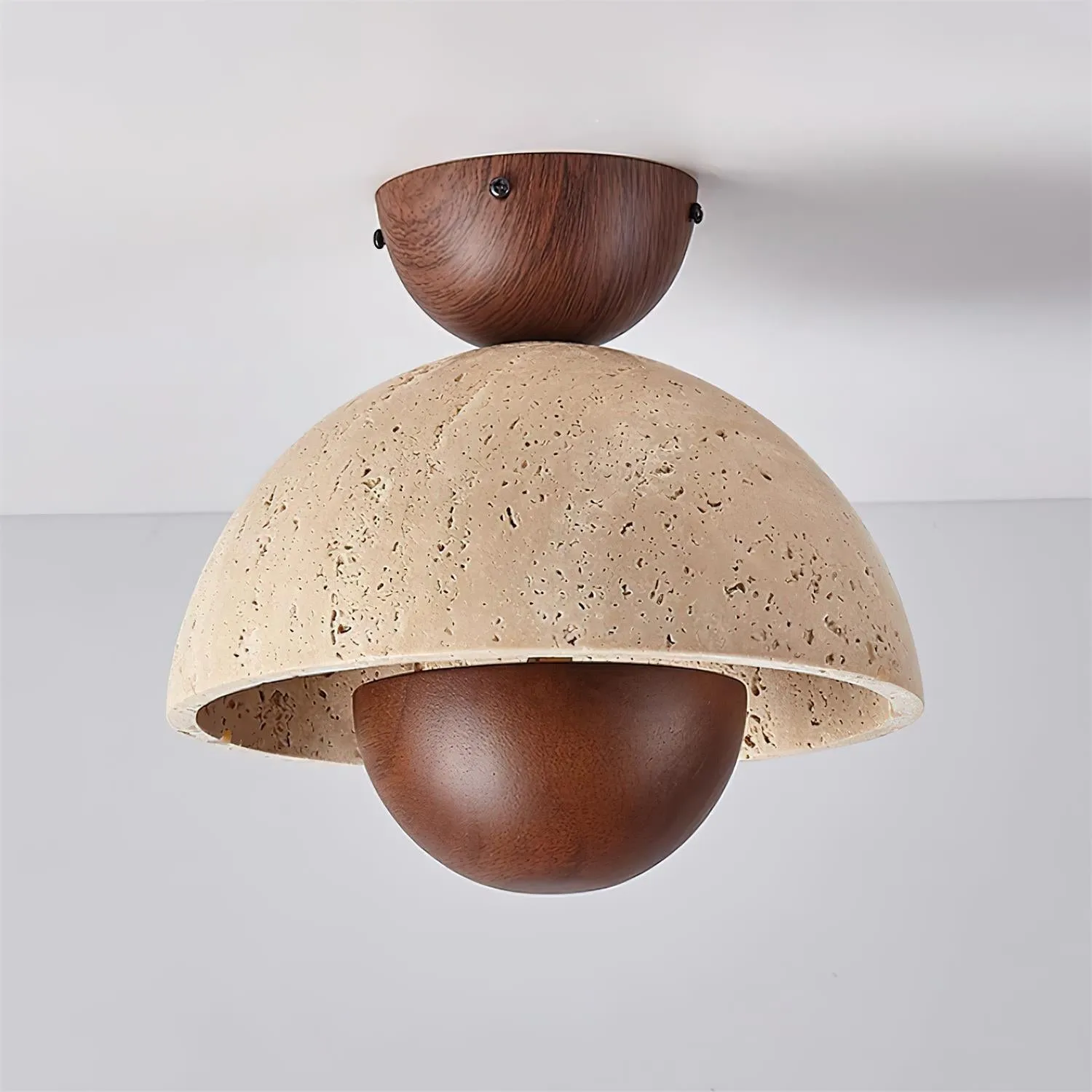 Japanese Wooden Inverted Ceiling Light M88