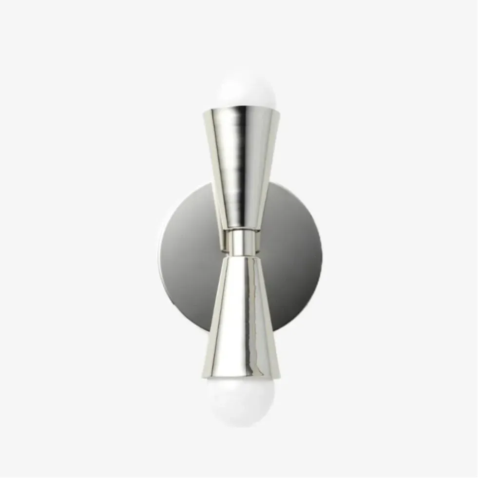 Pyralis  Cone Shade  Double Wall Light - Contemporary Living Room Glow T334
