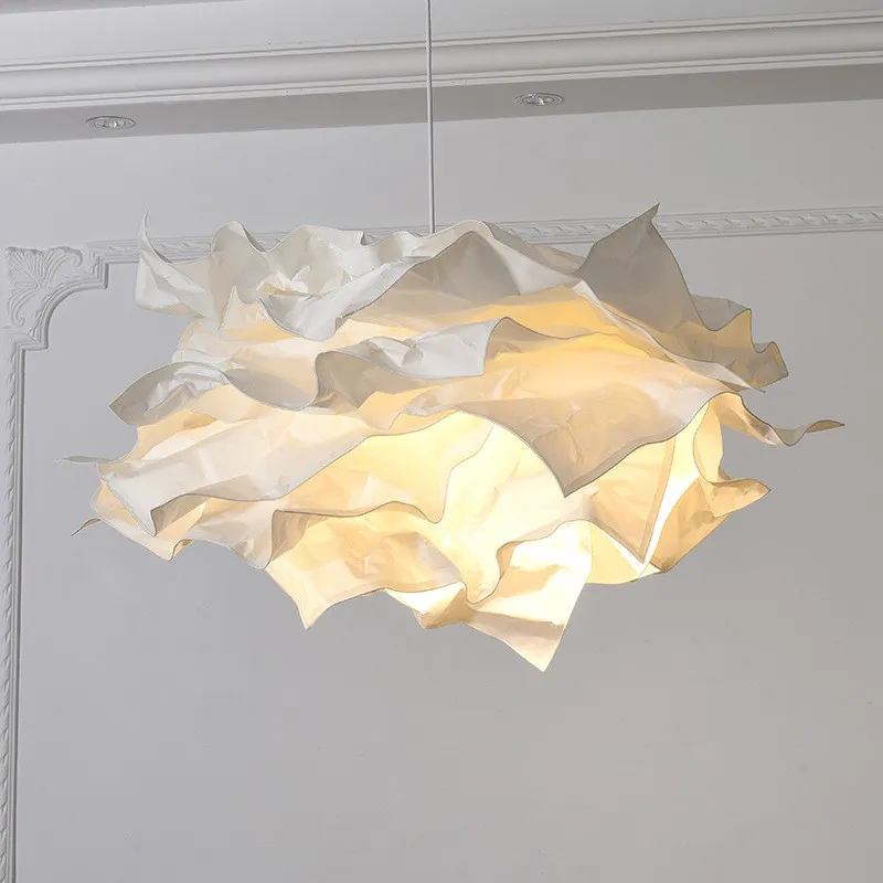 Cloud Shape Pendant Light Minimal Paper - Bedroom Ambient Lighting S137