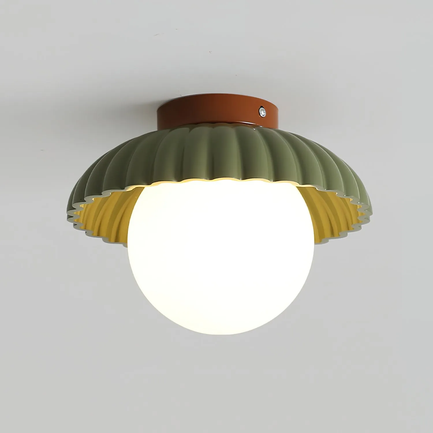 Alien Cream Glass Ceiling Light - Modern Nordic Ceiling Fixture M77