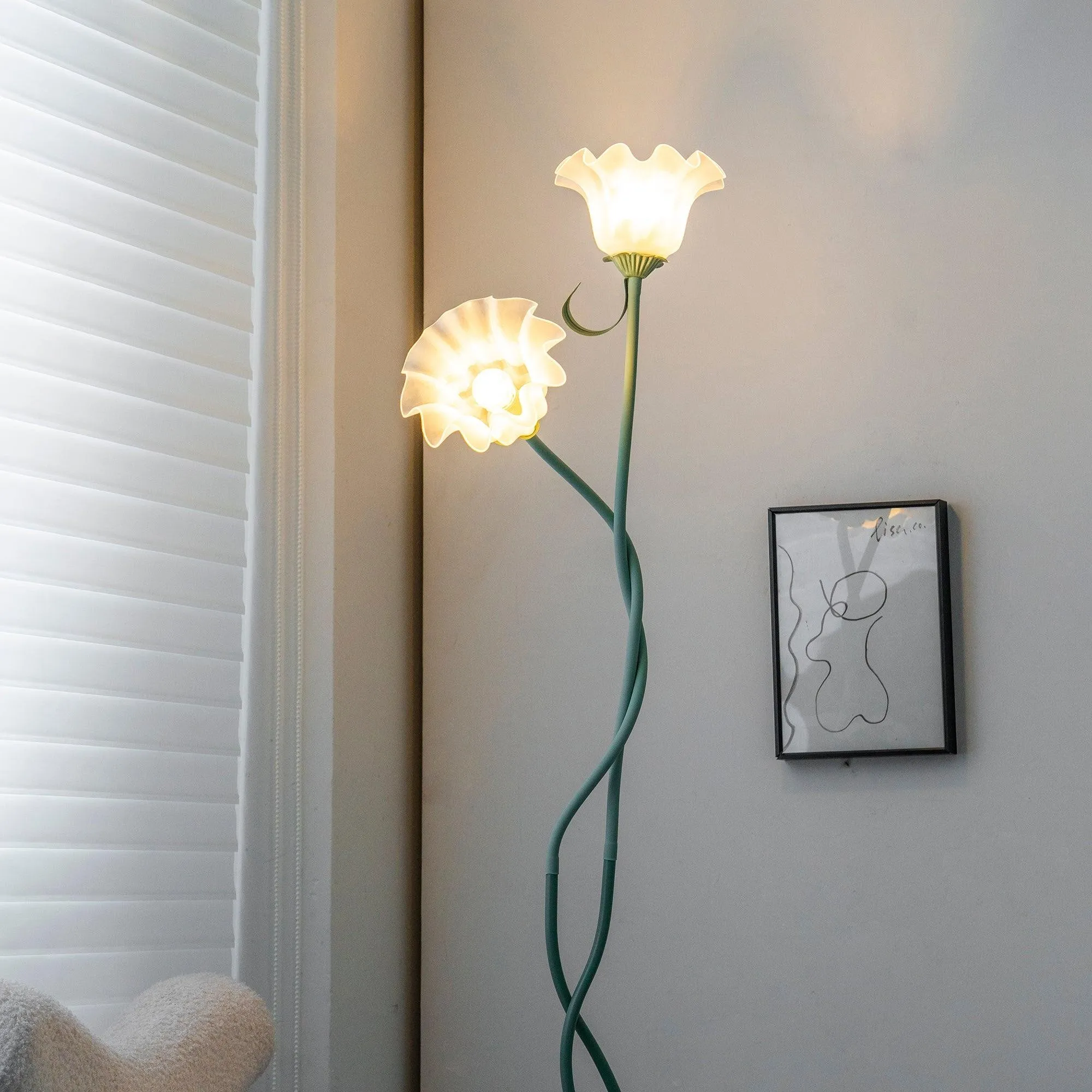 Creative Multi-Head Winding Flower Shape Floor Lamp M75