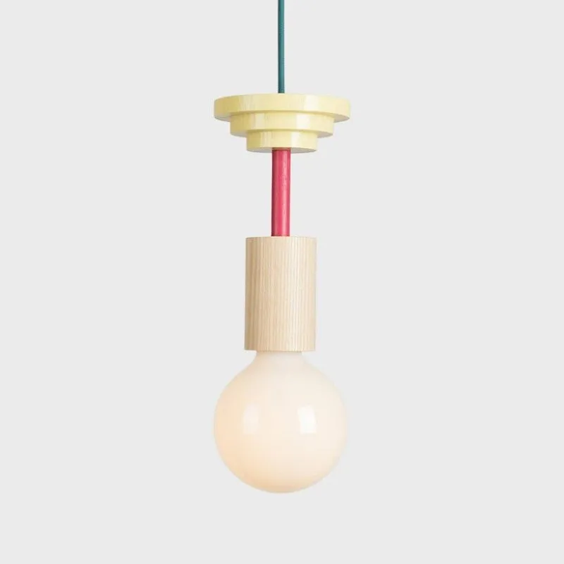 Creative Simple Wooden Pendant Light S155