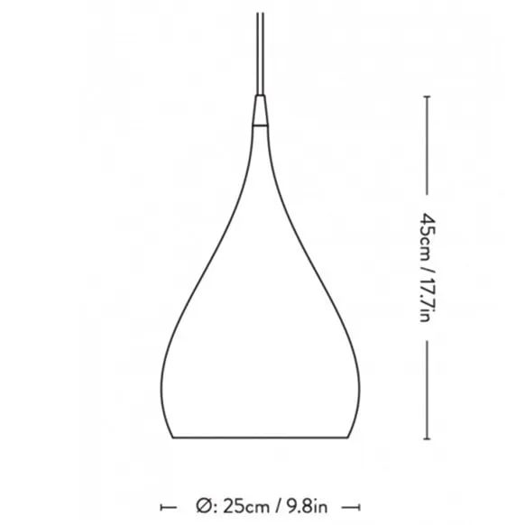 Spinning BH1 Pendant Light