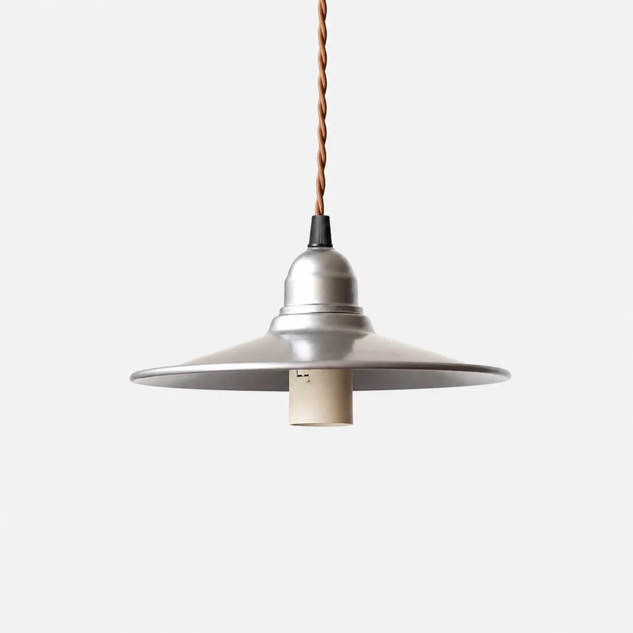 Swallow Wing Shade silver pendant light