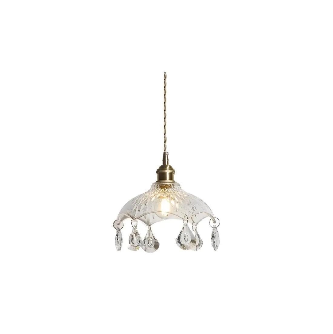 Bowl Shade Glass Pendant Light S21
