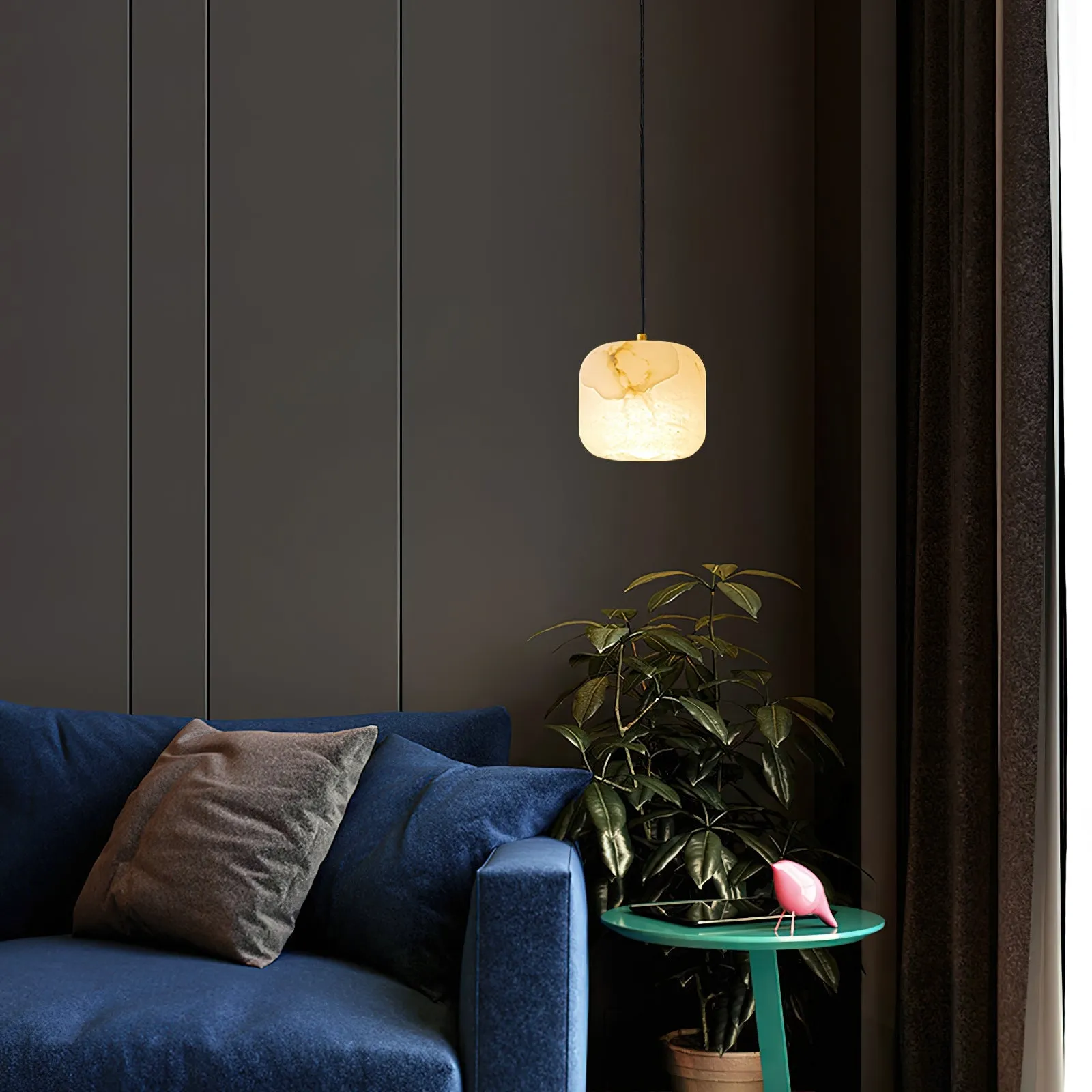 Alabaster Bedside Pendant Light T1647