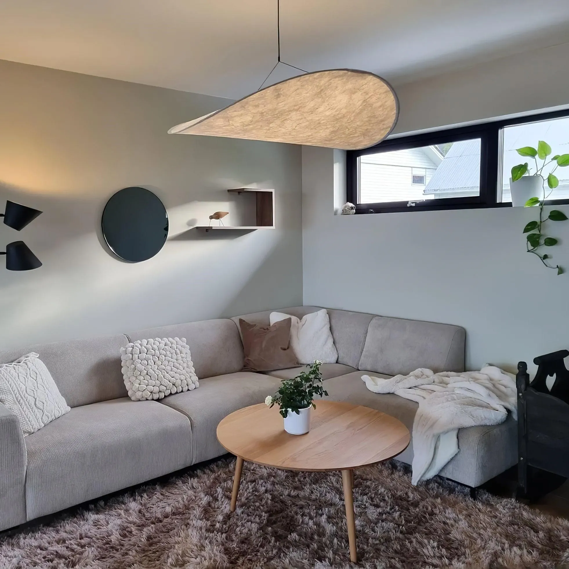 Tense Pendant Lamp - Contemporary Silk Design for Dining Area S51
