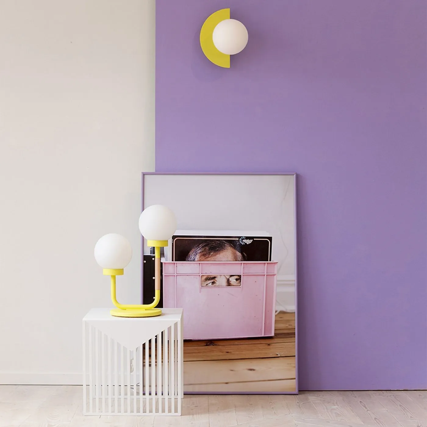 Colourful Ambient Wall Sconce - Decorative Indoor Light Fixture S149