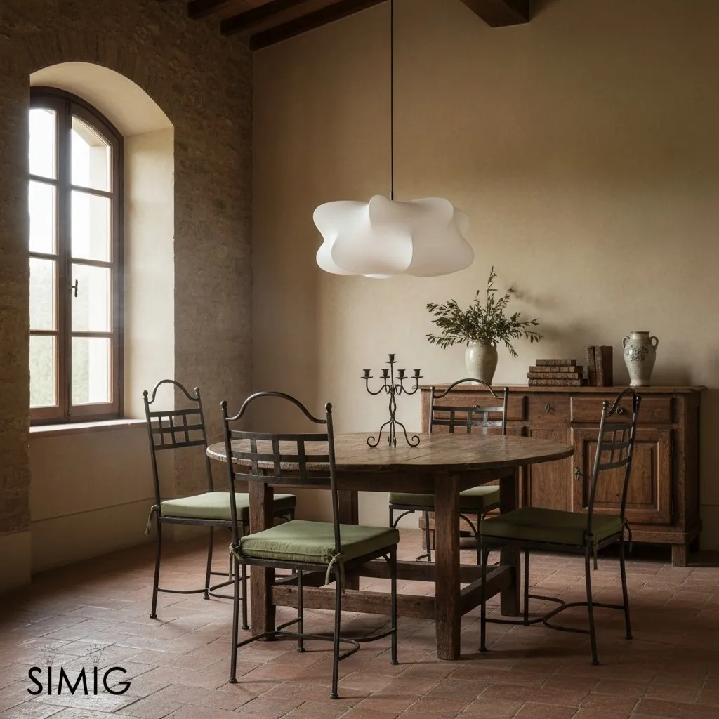 Sleek Modern Pendant Light - Adjustable Suspension for Dining Rooms M57