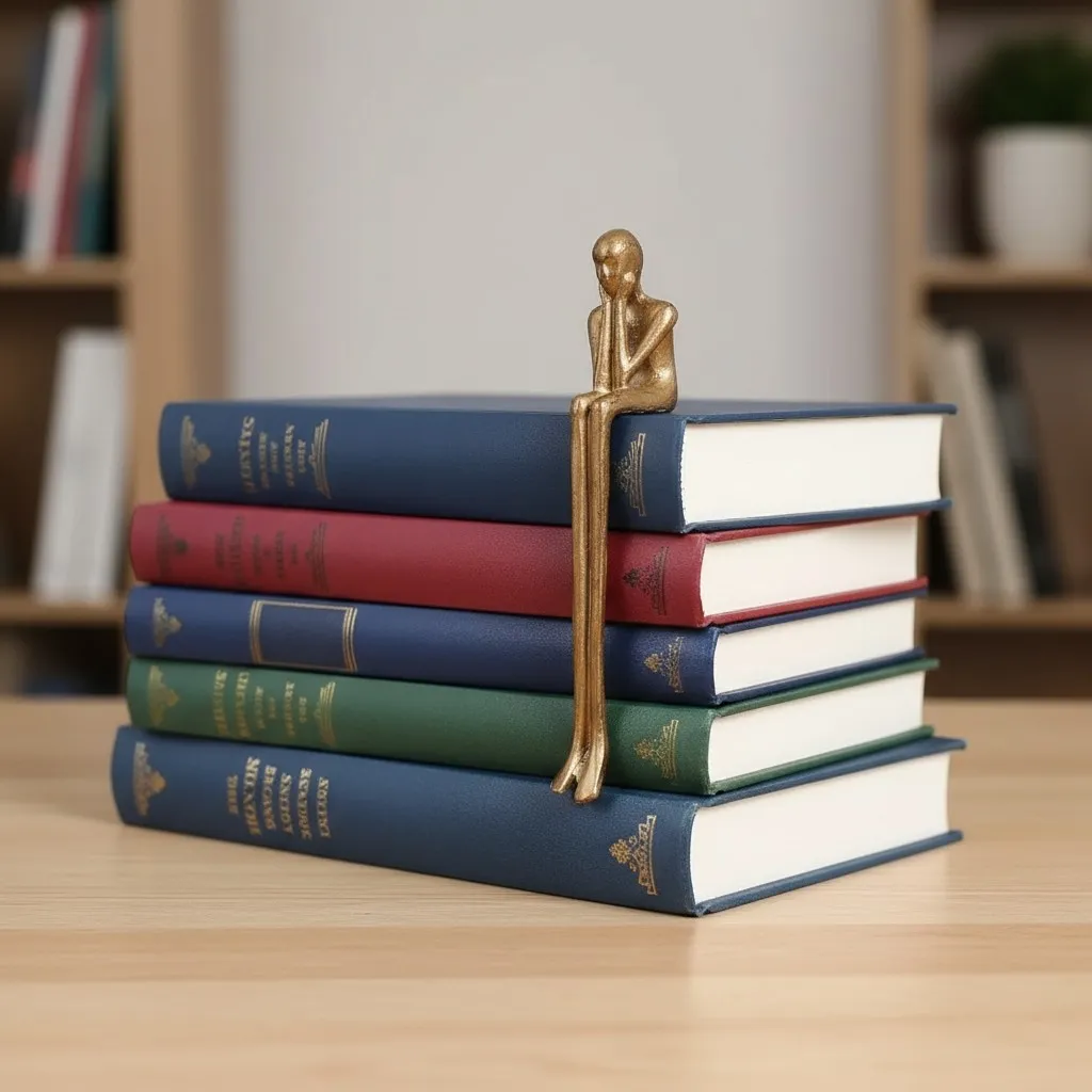 Floxo Abstract Metal Figurine – Nordic Sculpture for Desks T1195