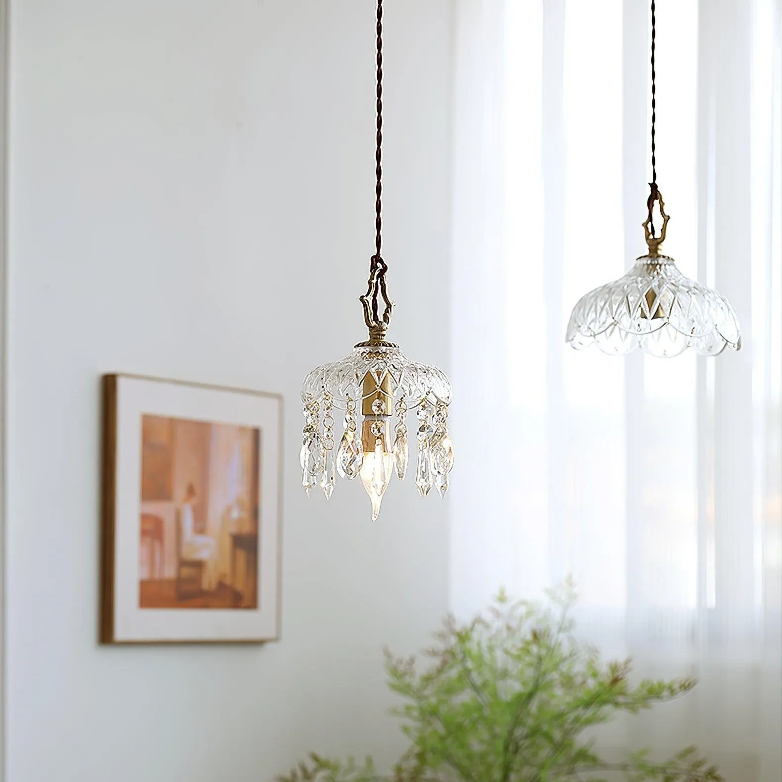 Nordic Bowl Shade Glass Pendant Lamp S99