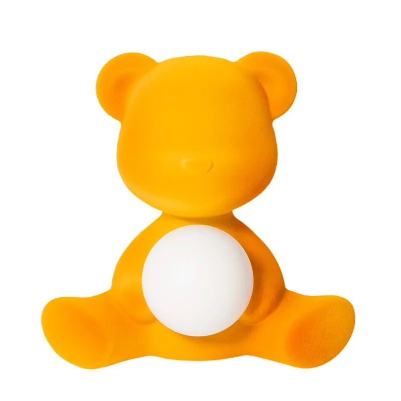 Teddy Girl Lamp Velvet Finish