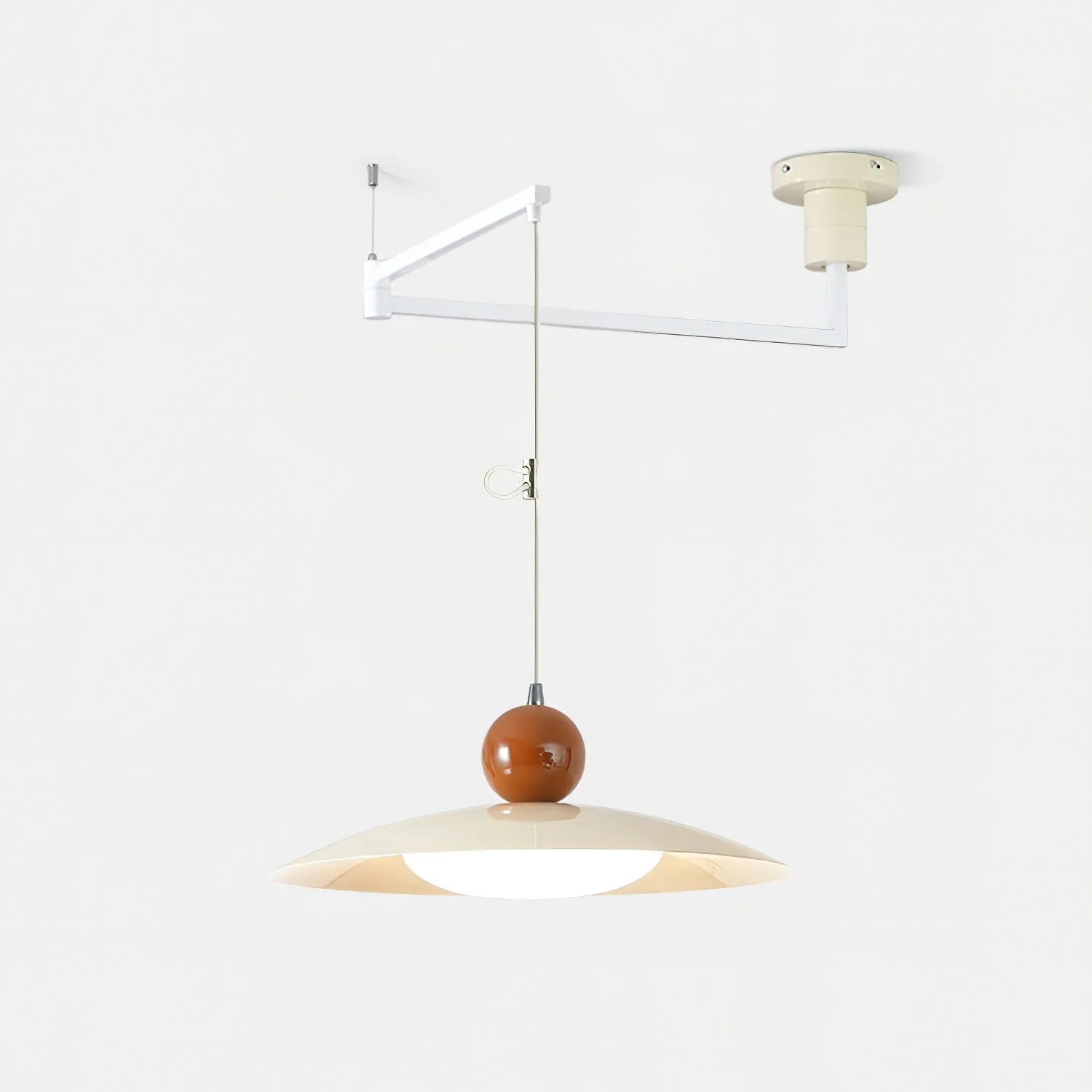 Nordic Flying Saucer Swing Arm Movable Pendant Light M111