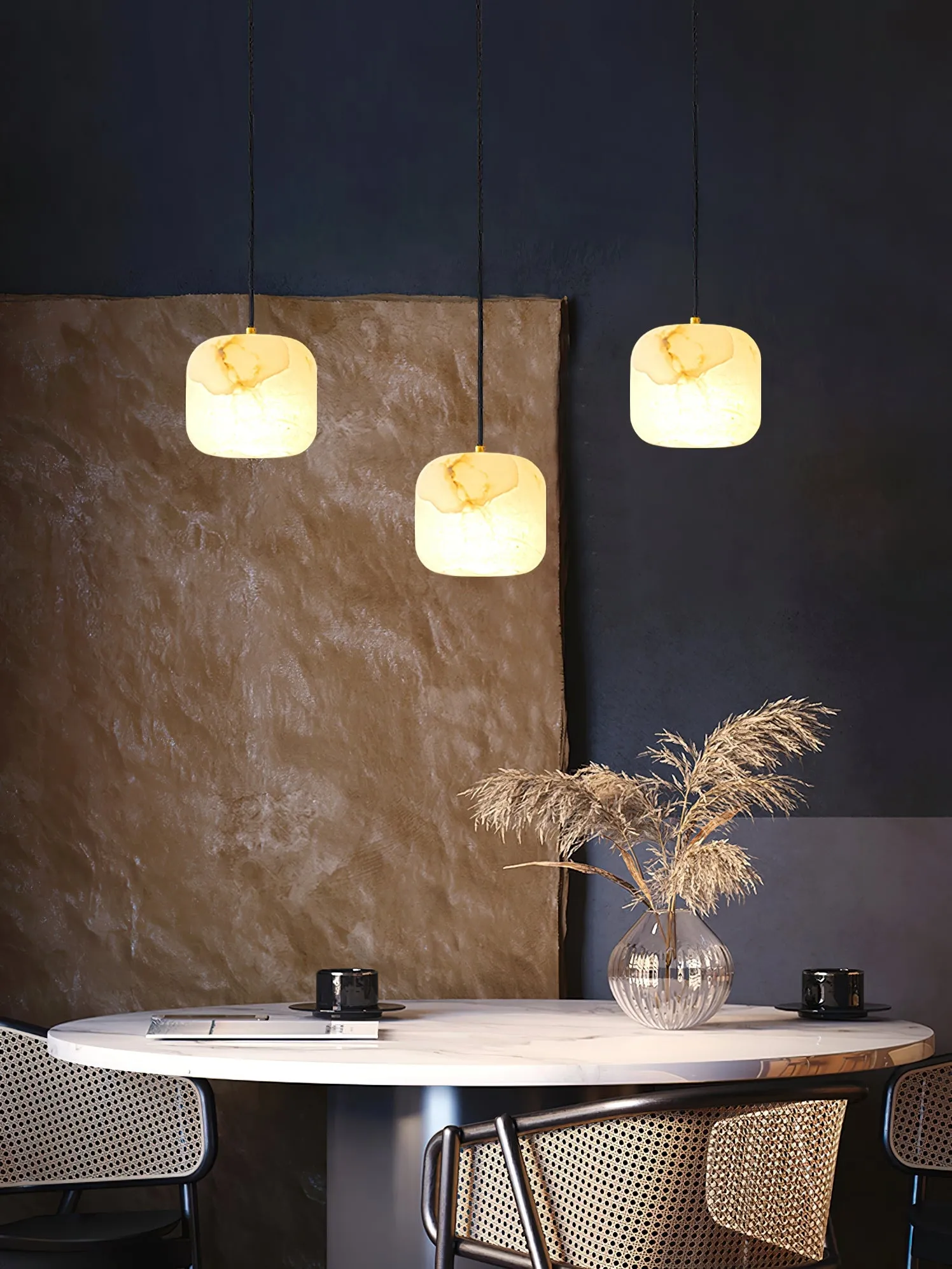 Alabaster Bedside Pendant Light T1647