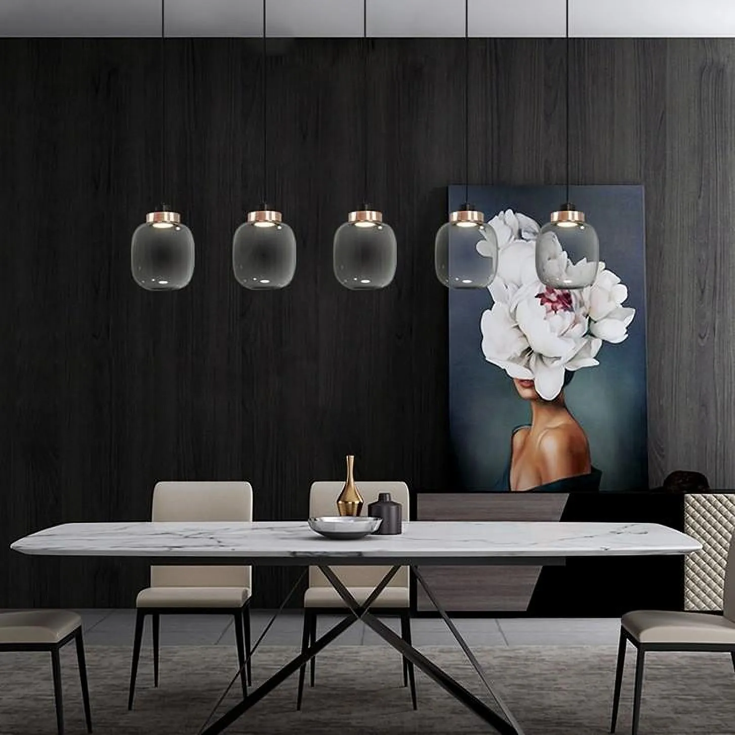LED Glass Pendant Lamp