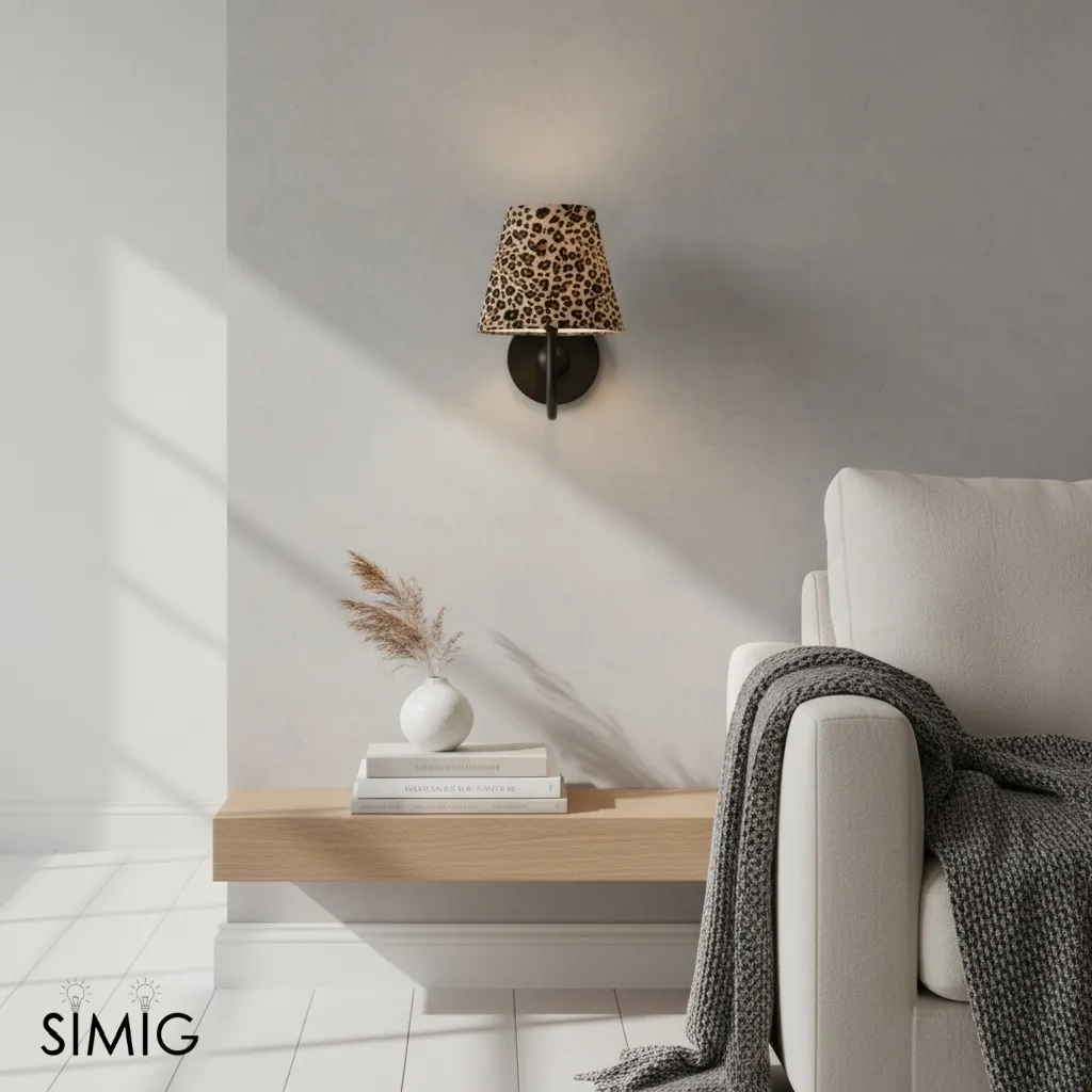 Luvora Modern Pleated Shade Wall Lamp for Bedroom & Living Room T036