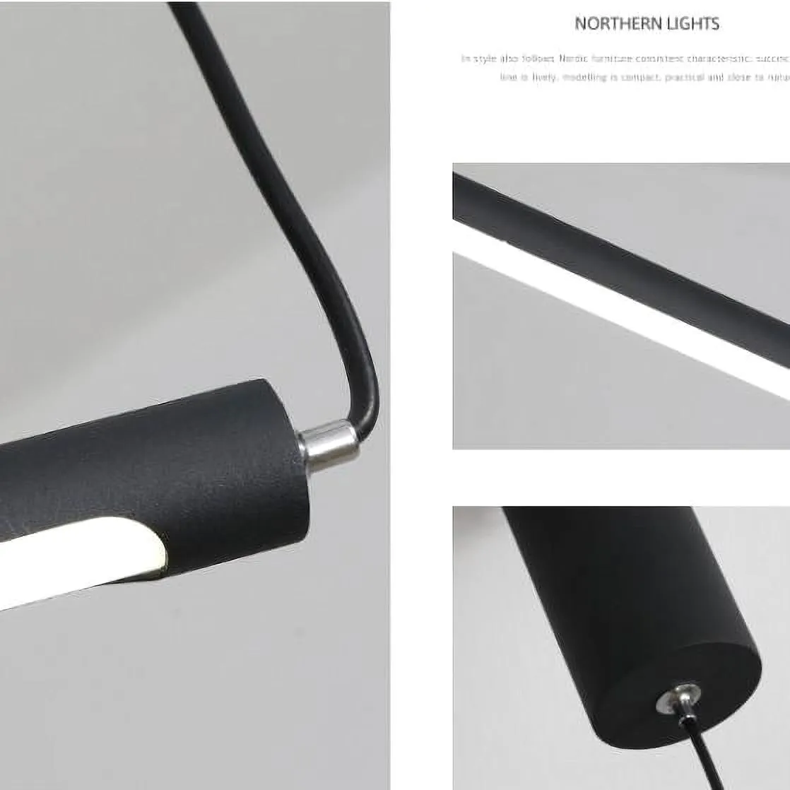 Linear LED Pendant Light-Horizontal