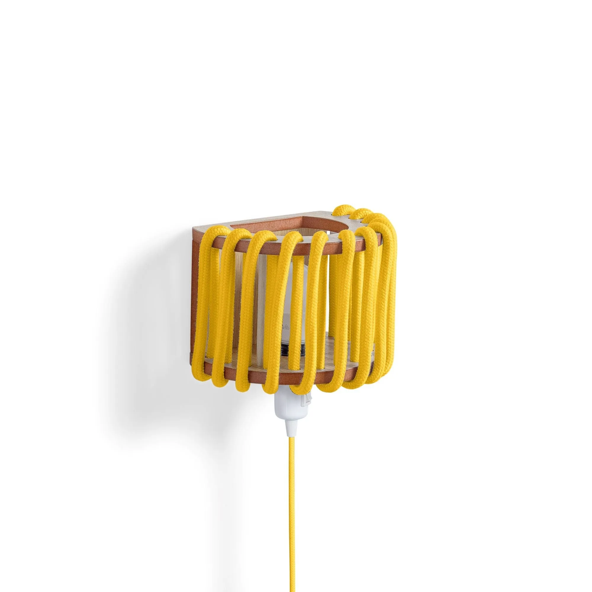 Macaron Rope-wrapped Wooden Wall Lamp S190
