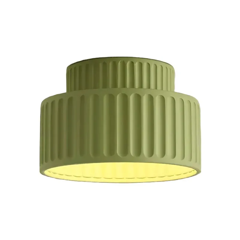 Modern Solid Color Recessed Resin Ceiling Lamp S177