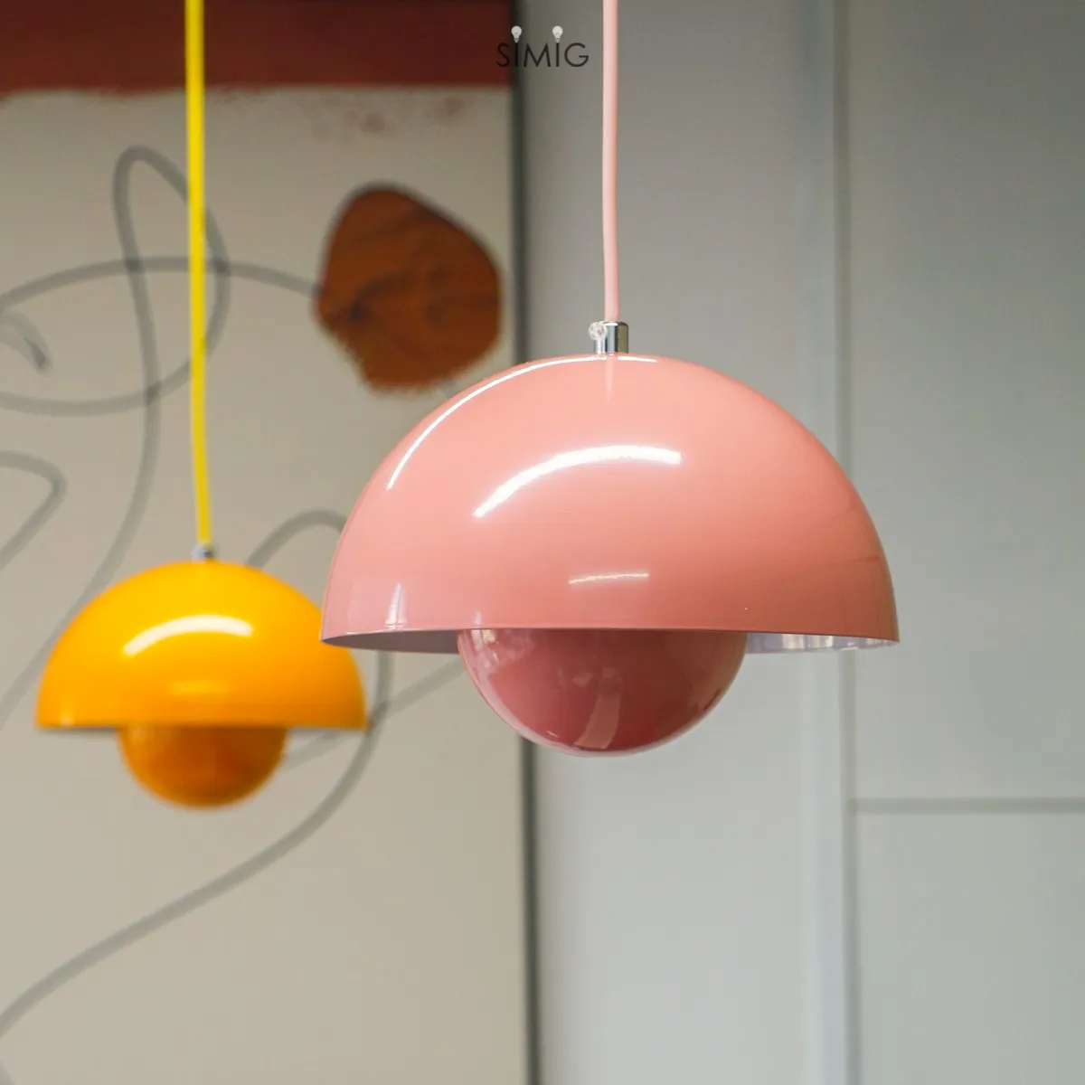 Modern Macaroon Flower Bud Pendant Light S207