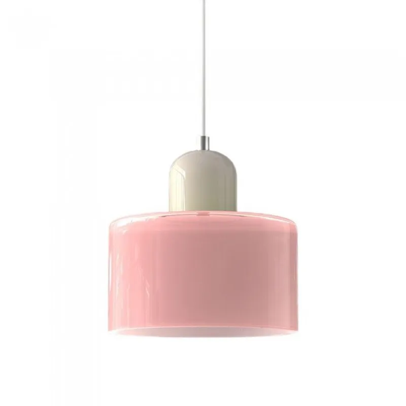 Nordic Morandi Cylinder Glass Pendant Light S66