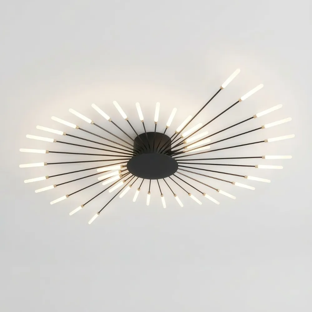 Sputnik Led Fireworks Flush Mount Ceiling Light S40