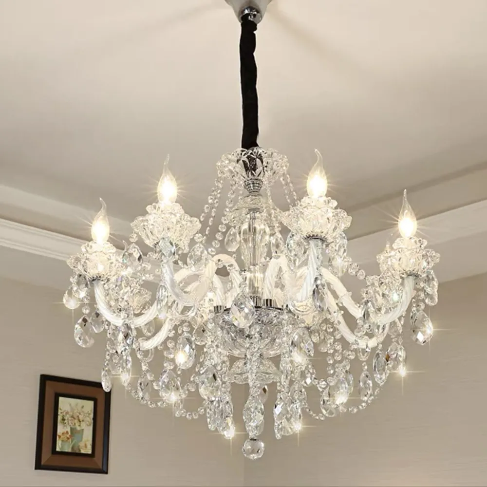 Candlestick Crystal Chandelier