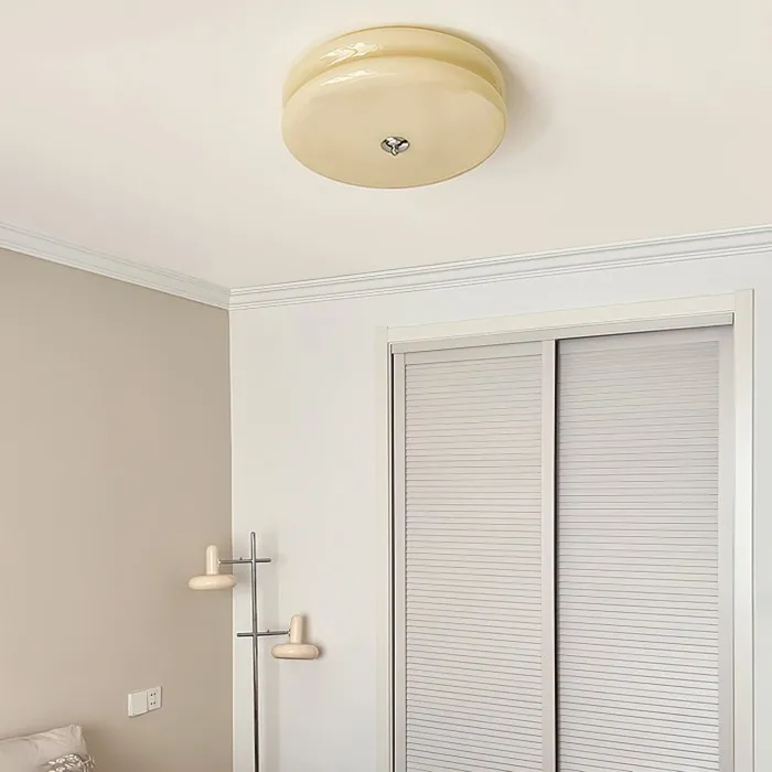 Vintage Glass Flush Mount Ceiling Light S115