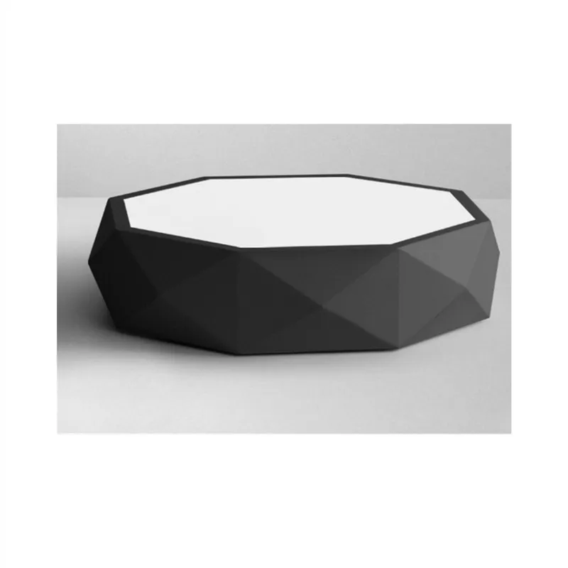 TEVA Octagon Jewel LED Ceiling Lamp in Black