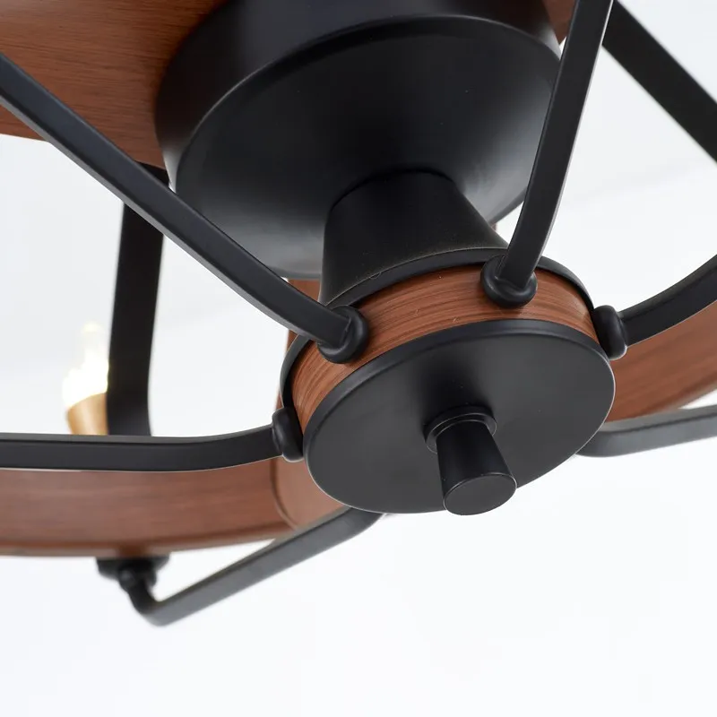 Candle Ceiling Fan Chandelier