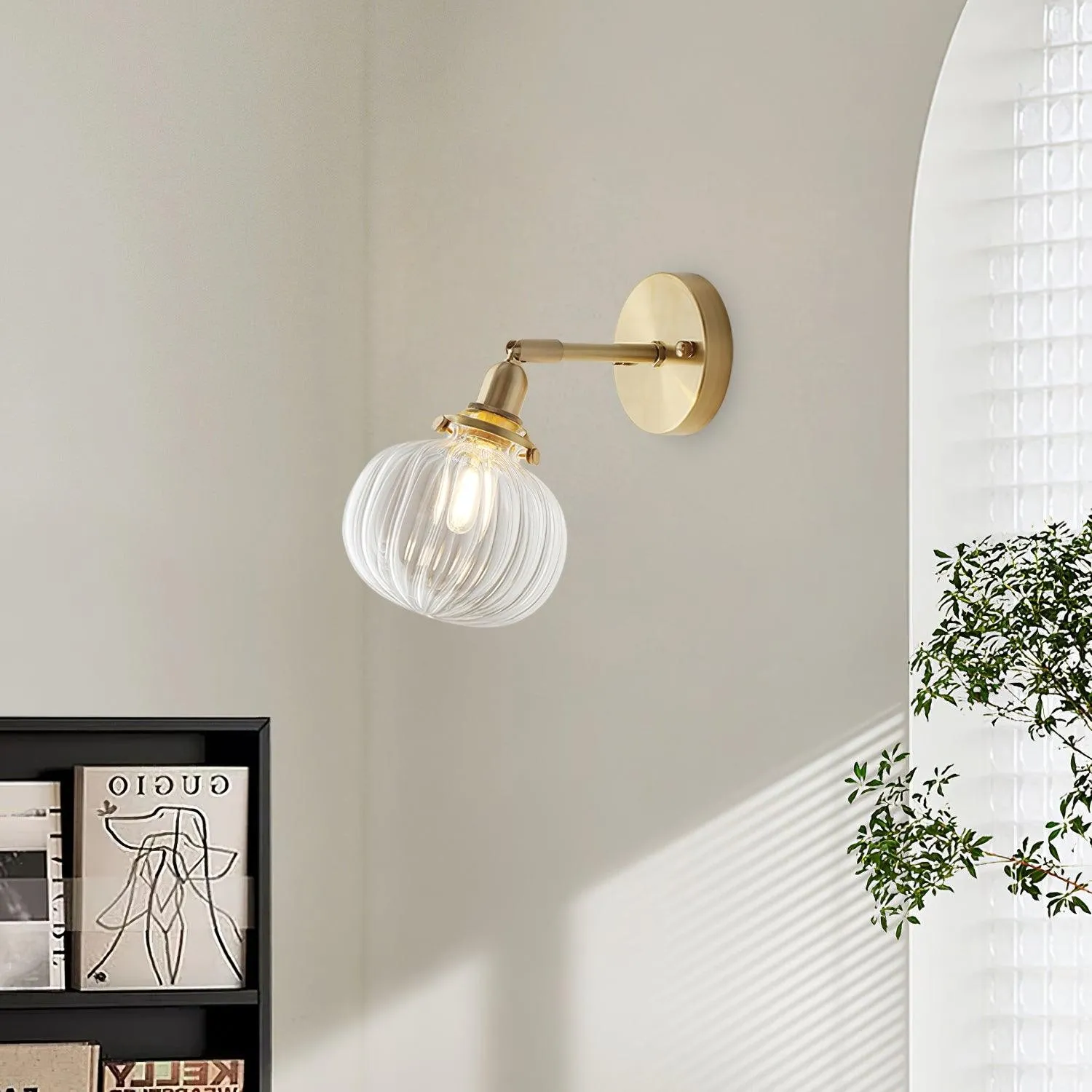 Simple Hallway Entrance Pumpkin Pattern Wall Lamp M108