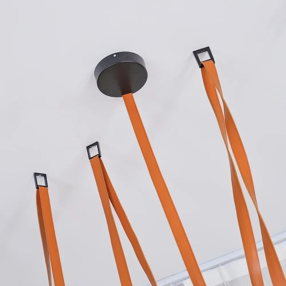 Flexible Belt-Style Pendant Lamp for Customizable Ambient Light S241