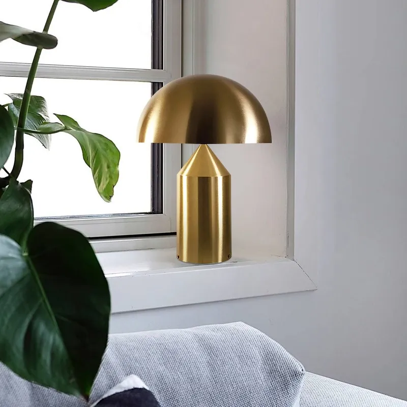 HaloVell Table Lamp Sculptural Dome - Modern Bedroom Lighting