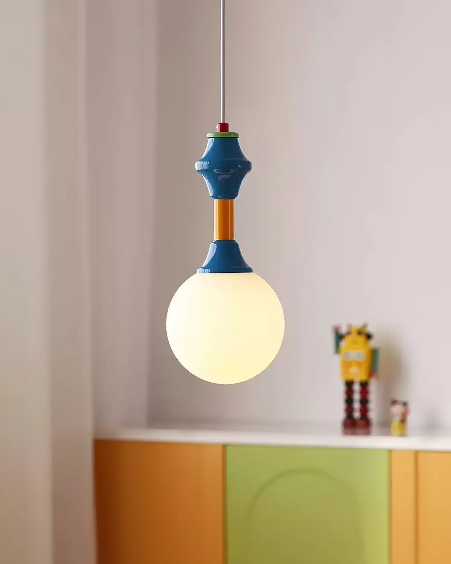 French Blue And White Atmosphere Pendant lamp M93