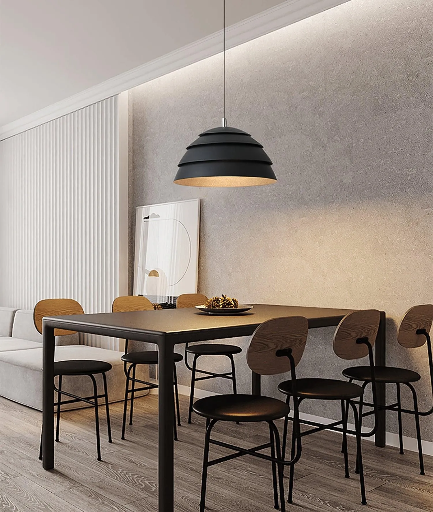 Industrial Style Ladder Pendant Lamp M462