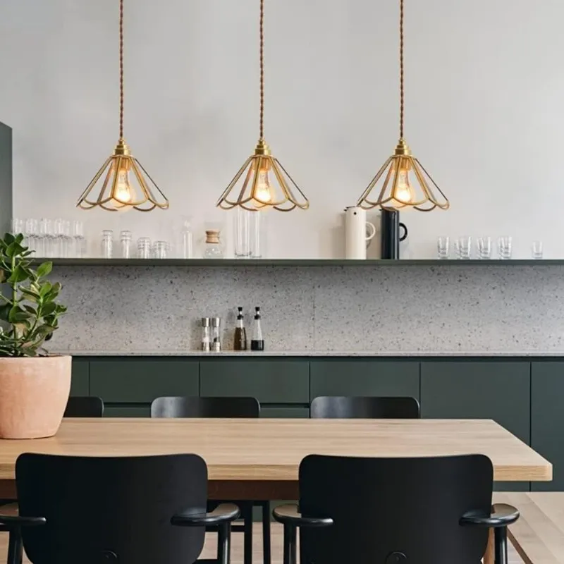 Stained Glass Vintage Pendant Light