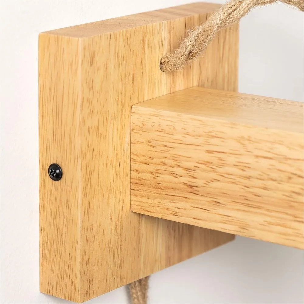Natural Rope Design Wall Lamp for Bedroom