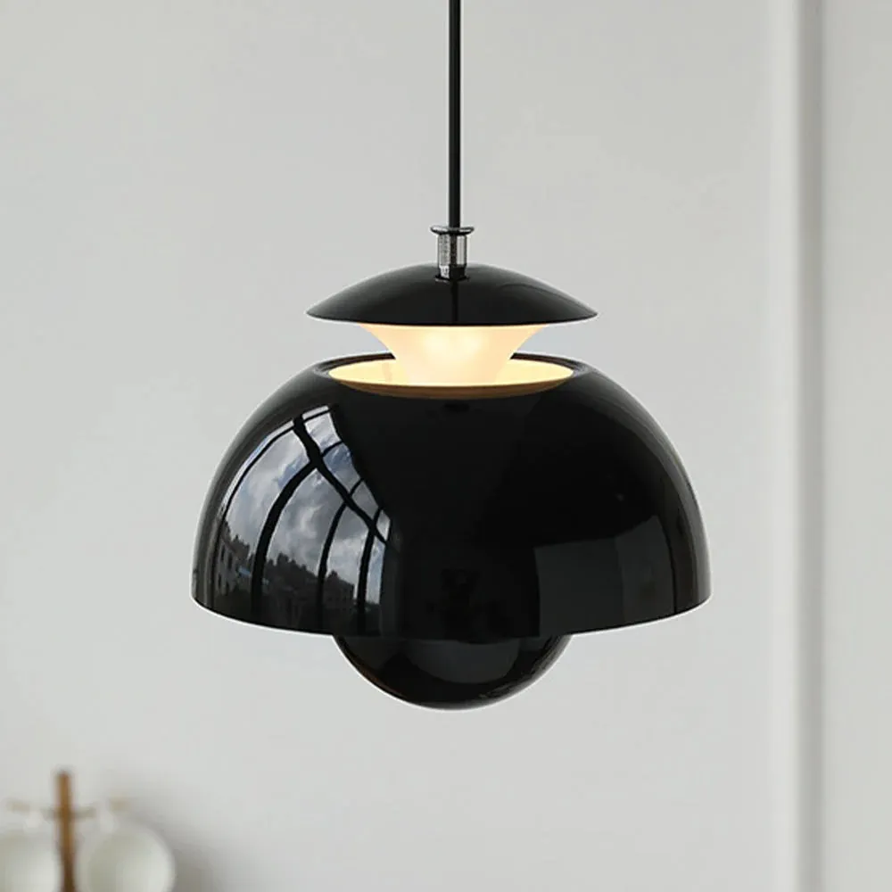 Scandinavian Metal Flower Pendant Light - Living Room Fixture S97