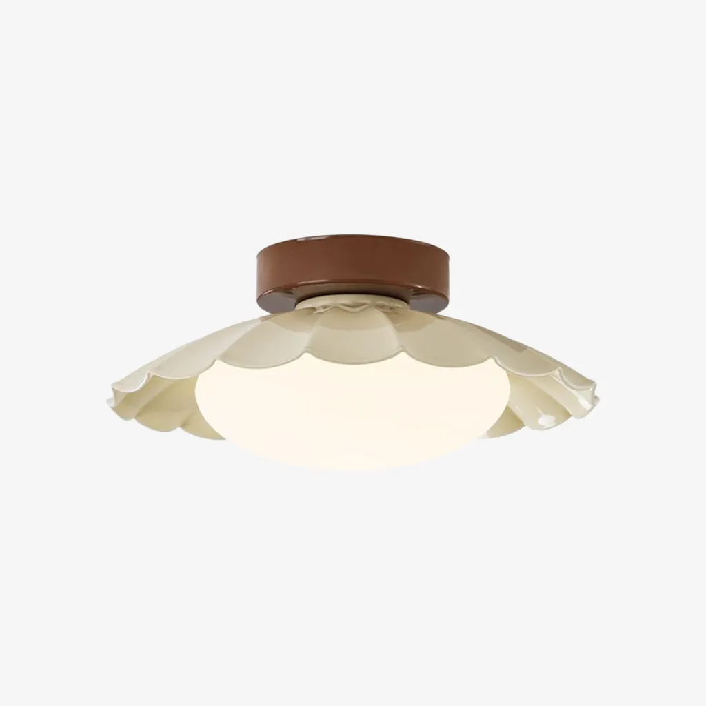 Pluvoria Modern Scalloped Clouds Ceiling Light - Minimalist Living Room Lamp T536