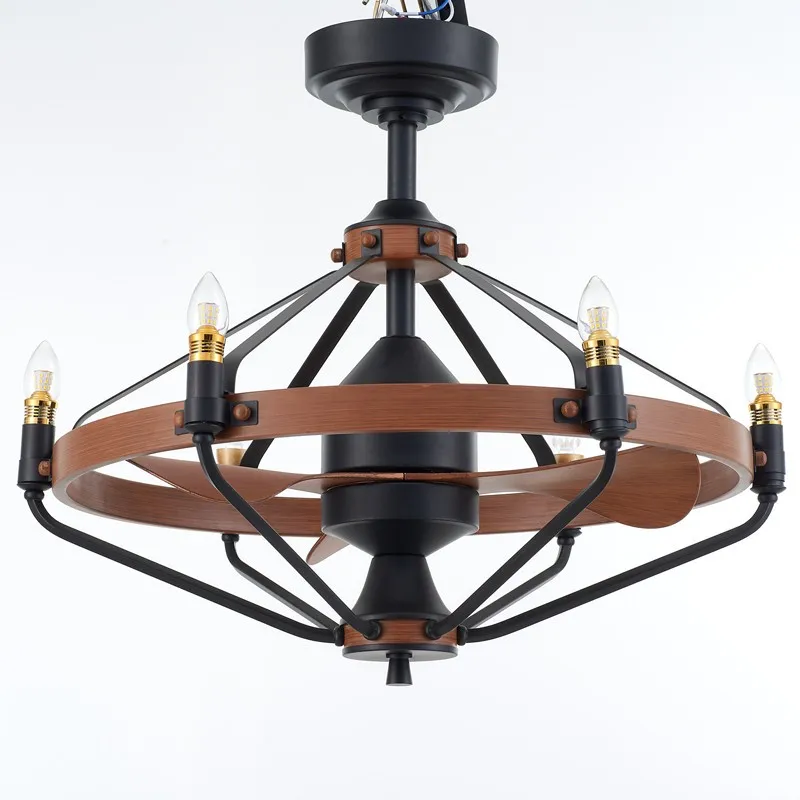 Candle Ceiling Fan Chandelier