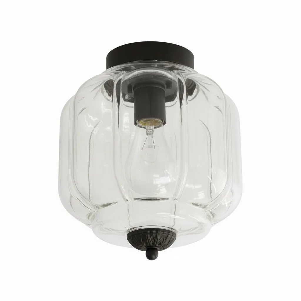Eloise Lantern Style Semi Flush Light - Classic Charm for Interiors T287