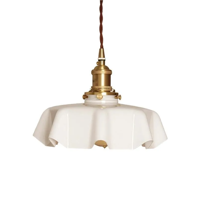 Retro Minimalist Glass Pendant Light