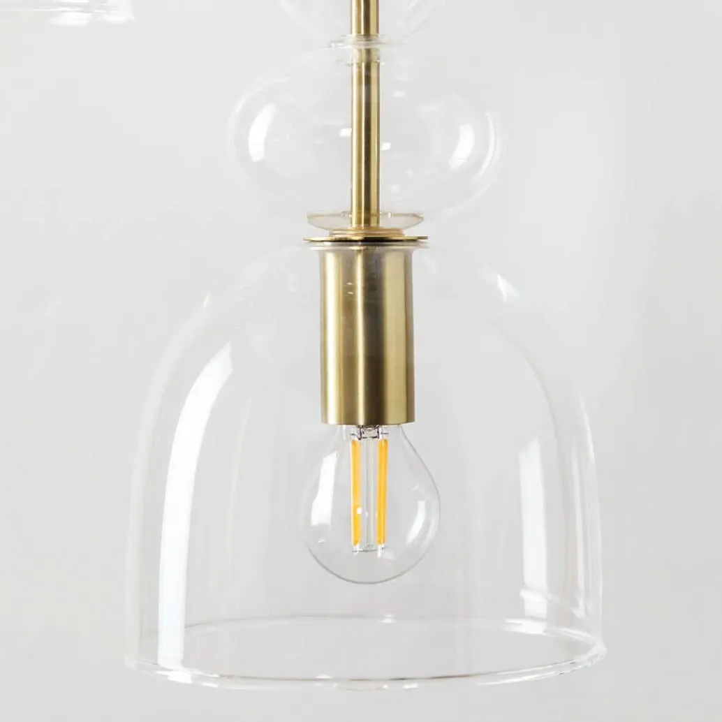 Contemporary Glass Lamp – Soft Glow for Modern Interiors S243