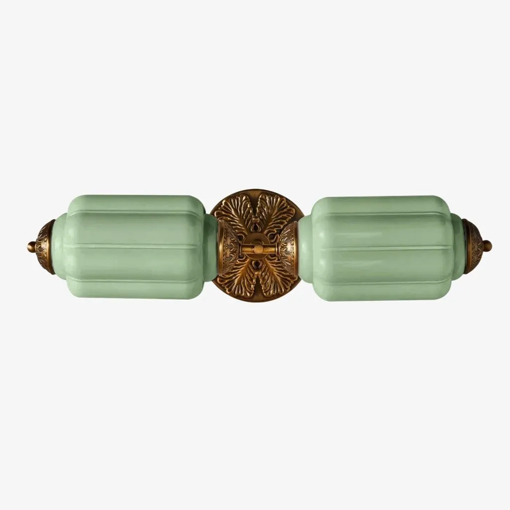 Eloise Elegant Glass Wall Sconce - Vintage Lighting for Bedroom T290