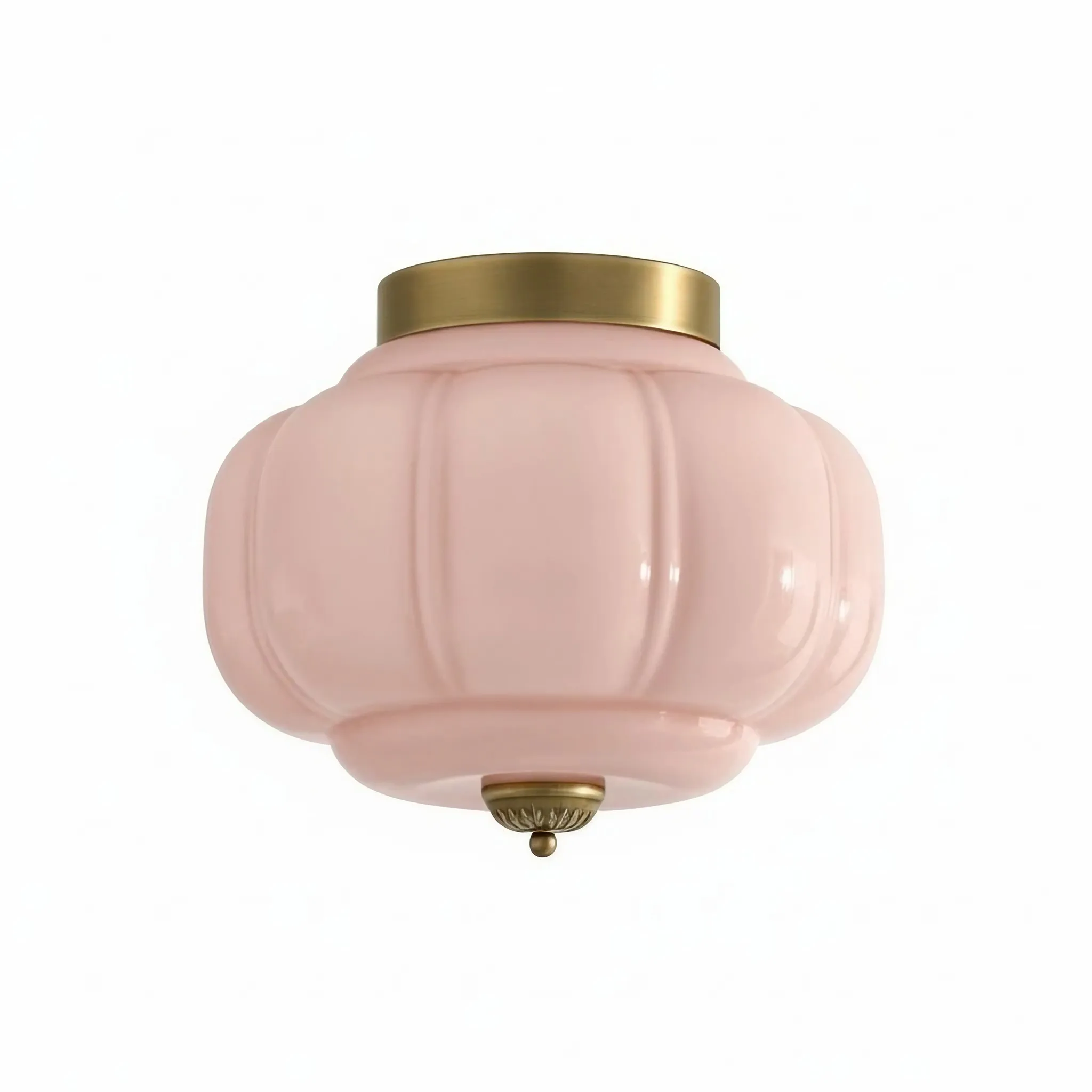 Eloise Ceiling Light - Elegant Retro Brass Ceiling Light for Living Room G55