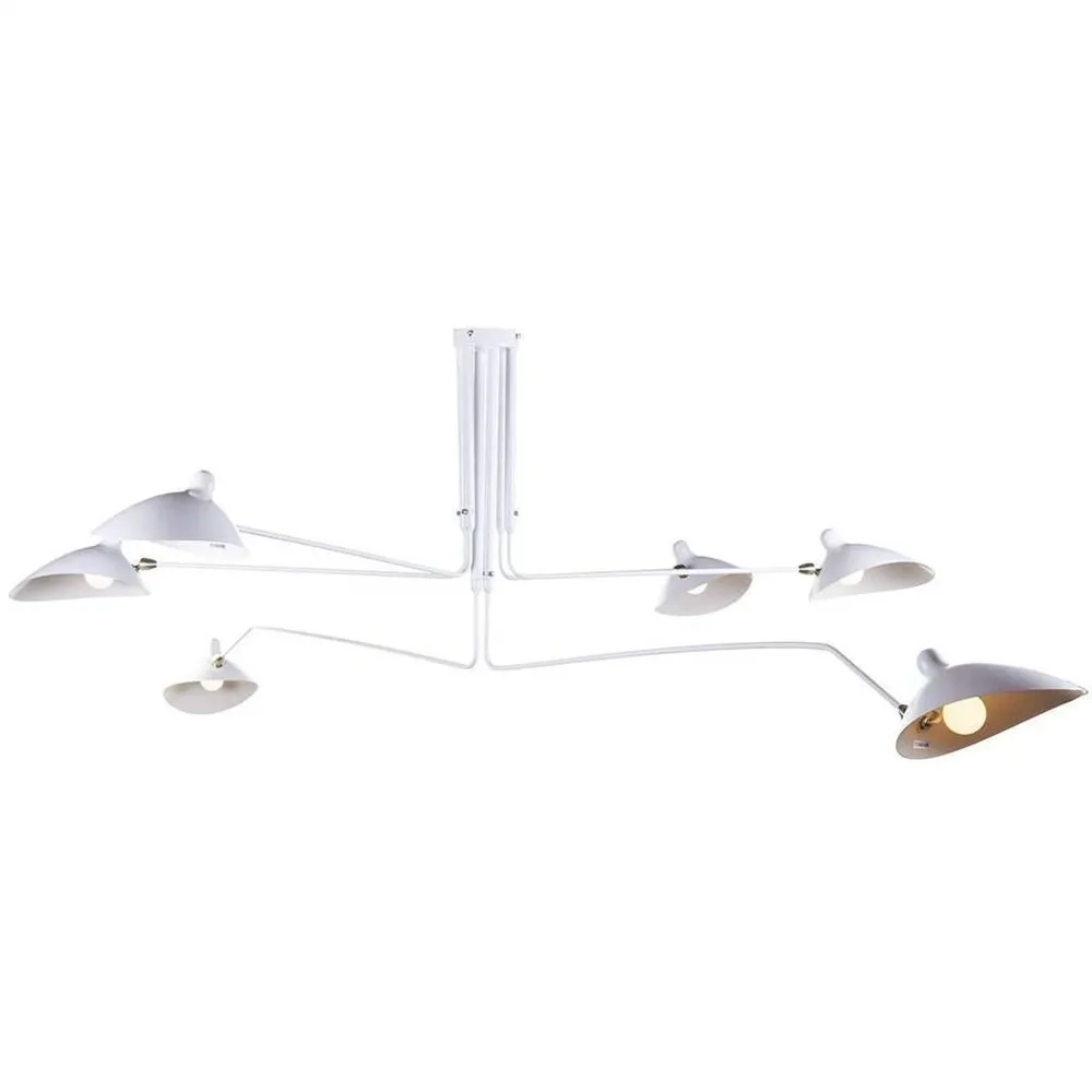 Arclume Arc Ceiling Lamp - Mid Century Multi Arm Light for Living Room