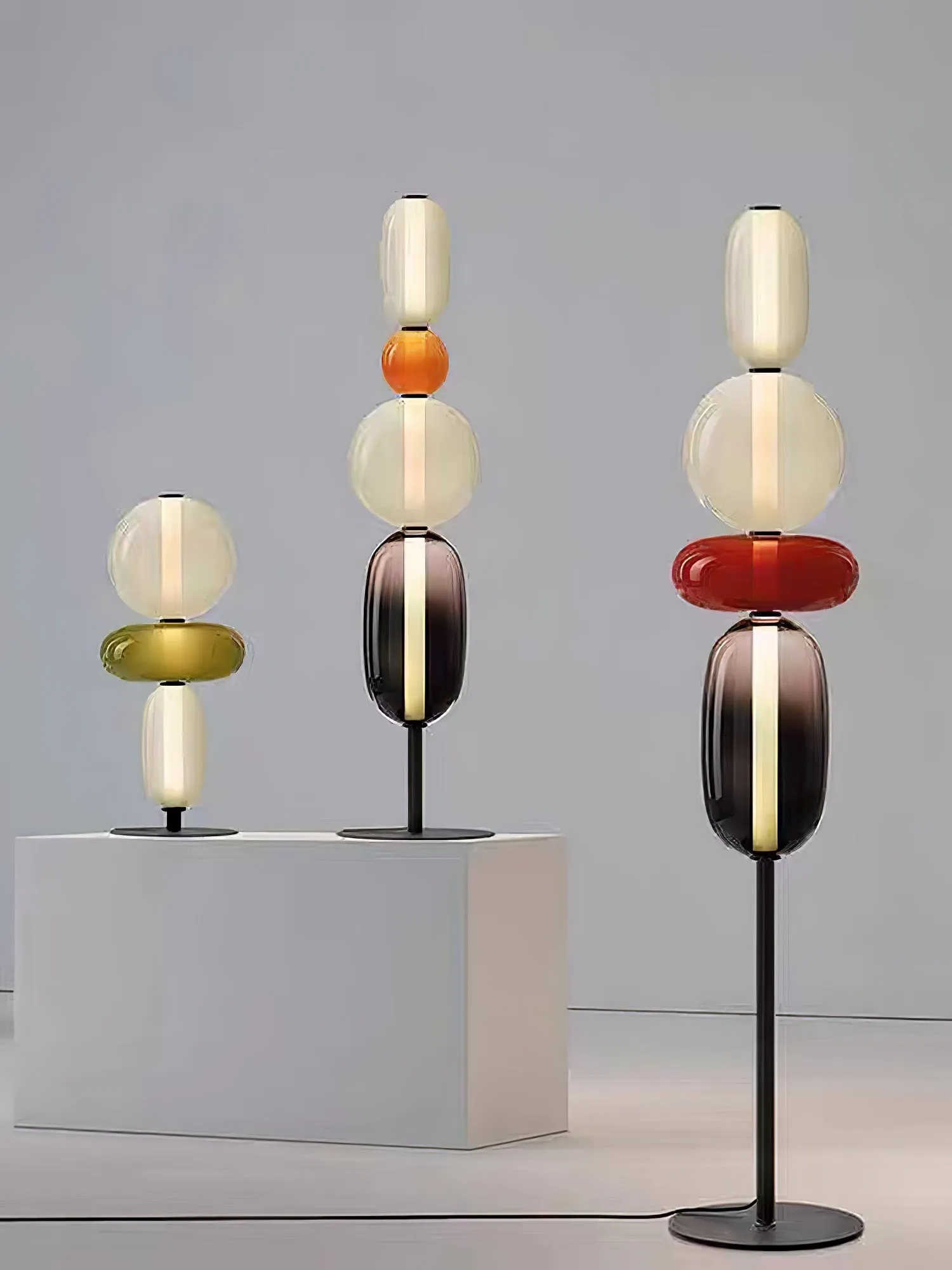 Nordic Minimalist Creative Luxury Gourd Glass Table Lamp M382